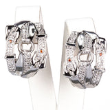 Set din Aliaj Placat cu Aur cu Cristal Alb Emporia® ( Colier+Cercei+Pandantiv )