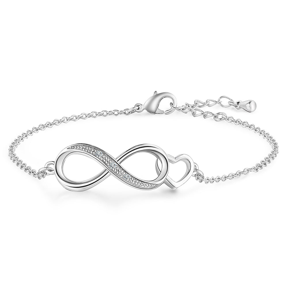 Brățară din Aliaj Placat cu Aur ( 10 grame ) cu Cristal Alb Emporia®