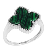 Inel din Argint 925 ( 2.34 grame ) cu Malachit 2.48 Carate