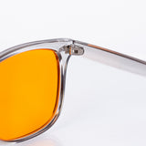 EMPORIA bluelight blocking glasses, orange lens, transparent frame
