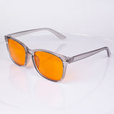 EMPORIA bluelight blocking glasses, orange lens, transparent frame