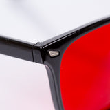 EMPORIA bluelight blocking glasses, red lens, black frame