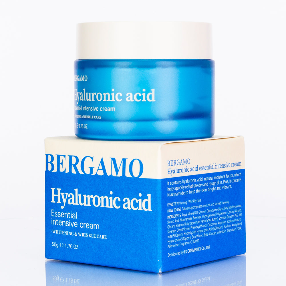 Cremă intensivă esențială cu acid hialuronic, Bergamo