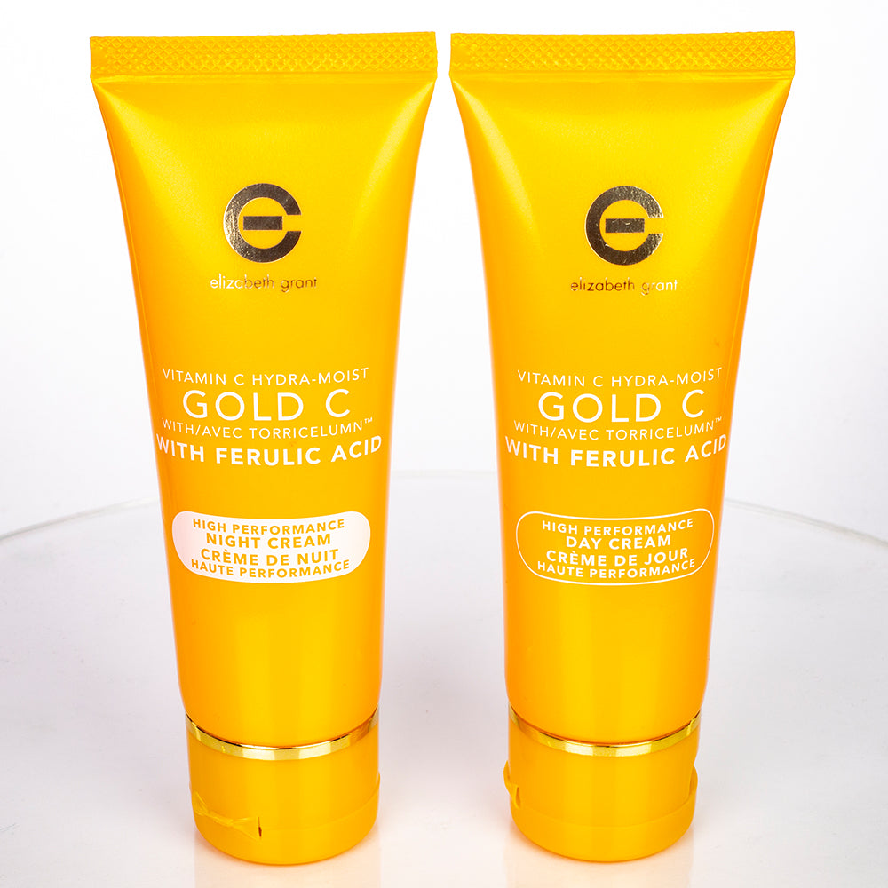 Set Cremă de Zi și de Noapte Elizabeth Grant Vitamin C Gold C (2 × 60 ml)