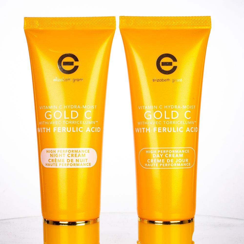 Set Cremă de Zi și de Noapte Elizabeth Grant Vitamin C Gold C (2 × 60 ml)