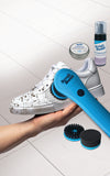Scrub Buddi – aparat electric pentru curățarea încălțămintei, cu 3 capete interschimbabile