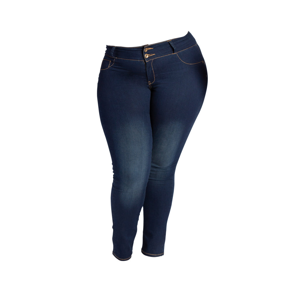 MyFit Jeans Leggings – Colanți cu efect denim care se potrivesc oricărui tip de siluetă (EU size: 44-50)