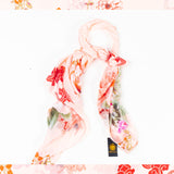 Eșarfă „Moștenirea Haitang”, 85 x 180 cm, roz, 100% mătase vegană