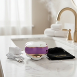 Velform dispozitiv reîncărcabil pentru îndepărtarea părului, fără durere, cu capăt placat cu aur de 18K