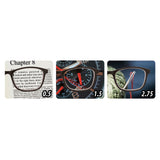 Ochelari de citit Vizmaxx Autofocus 2 în 1 cu o gamă flexibilă de dioptrii, negri