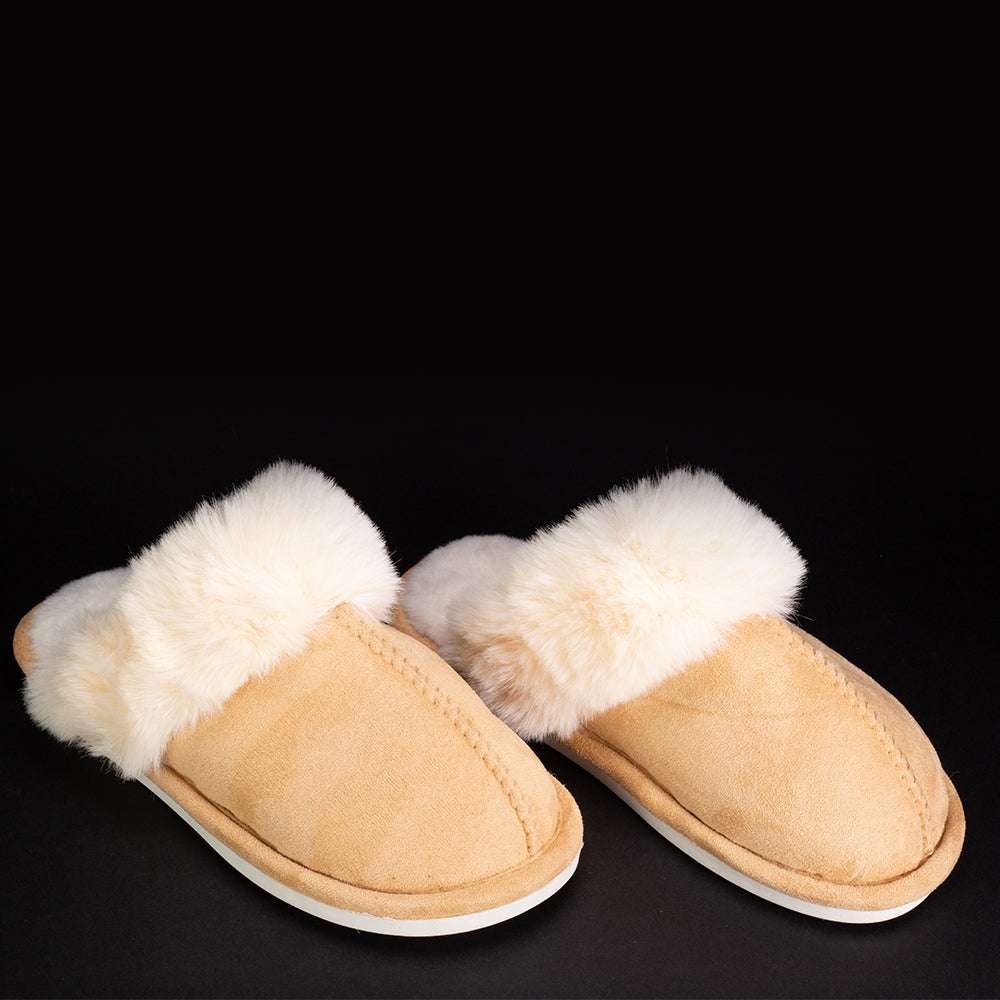 Papuci de iarnă confecționați din material moale și respirabil din flanelă, unisex