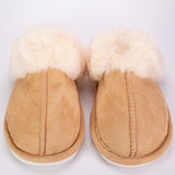 Papuci de iarnă confecționați din material moale și respirabil din flanelă, unisex