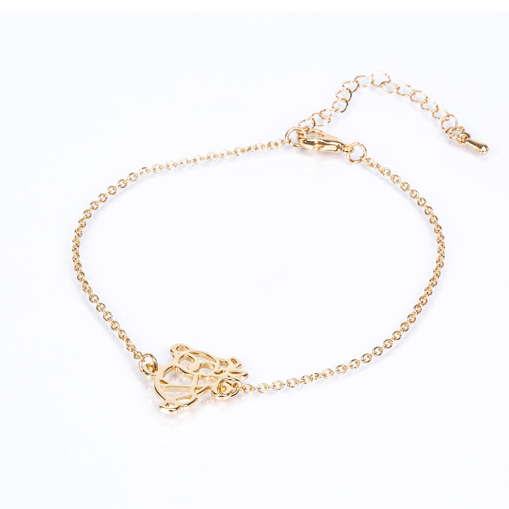 Set din Aliaj Placat cu Aur ( 6.5 grame ) ( Colier+Brățară )