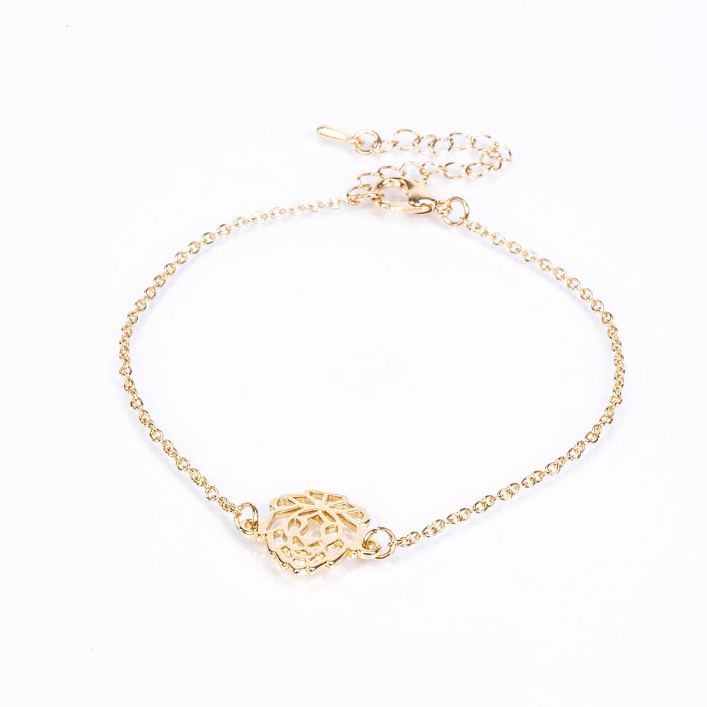 Set din Aliaj Placat cu Aur ( 6.5 grame ) ( Colier+Brățară )