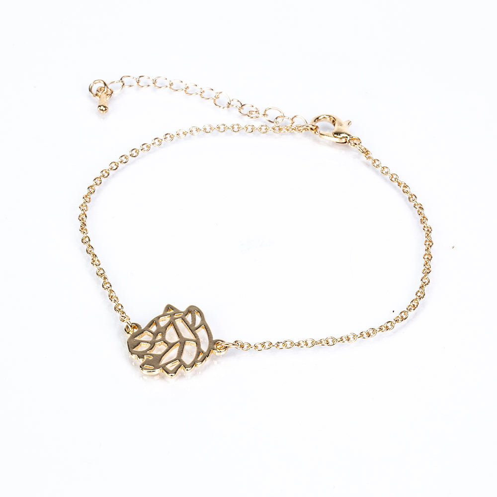 Set din Aliaj Placat cu Aur ( 6.5 grame ) ( Colier+Brățară )
