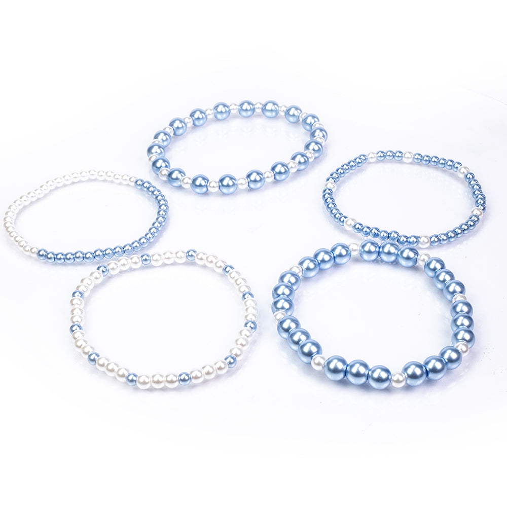 Set din Mărgele ( 40 grame ) cu Perlă de cristal ( Brățară )