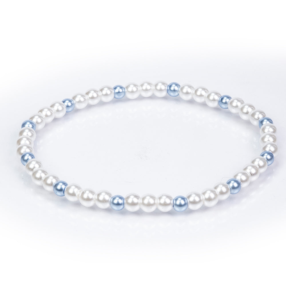 Set din Mărgele ( 40 grame ) cu Perlă de cristal ( Brățară )