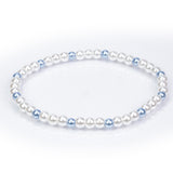 Set din Mărgele ( 40 grame ) cu Perlă de cristal ( Brățară )