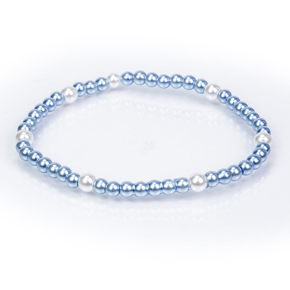 Set din Mărgele ( 40 grame ) cu Perlă de cristal ( Brățară )