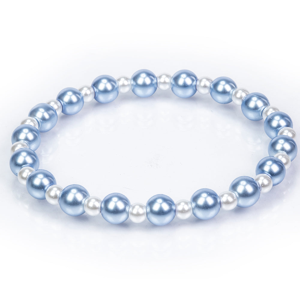 Set din Mărgele ( 40 grame ) cu Perlă de cristal ( Brățară )