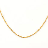 Lanț din Argint 925 Placat cu Aur ( 1.75 grame )