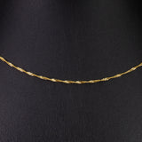 Lanț din Argint 925 Placat cu Aur ( 1.75 grame )