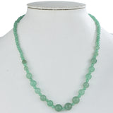 Colier din Argint 925 ( 0.82 grame ) cu Aventurin Verde 108 Carate