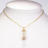 Colier din Aliaj Placat cu Aur ( 5.95 grame ) cu Rubin Thailandez 1.15 Carate