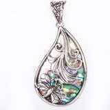 Pandantiv din Argint 925 ( 6.3 grame ) cu Scoică Abalone 1.25 Carate