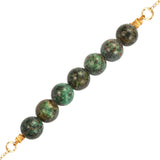 Colier din Argint 925 Placat cu Aur ( 1.84 grame ) cu Turcoaz 31.8 Carate