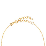Colier din Argint 925 Placat cu Aur ( 1.84 grame ) cu Ametist Brazilian 24.35 Carate