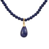 Colier din Aliaj Placat cu Aur ( 5.91 grame ) cu Lapis Lazuli 29.57 Carate