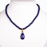 Colier din Aliaj Placat cu Aur ( 5.91 grame ) cu Lapis Lazuli 29.57 Carate