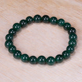 Set of Bracelet with Dyed Amethyst Jade, Green Jade, Light Blue Jade, Dark Blue Jade and Red Jade ATWG: 88.55 cts, AVG: 88.56 grms