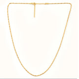 Lanț din Argint 925 Placat cu Aur ( 1.75 grame )