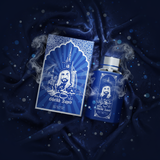 100 ml Eau de Perfume SHEIKH ZAYED BLUE cu Arome de Mosc și Oud pentru Bărbați