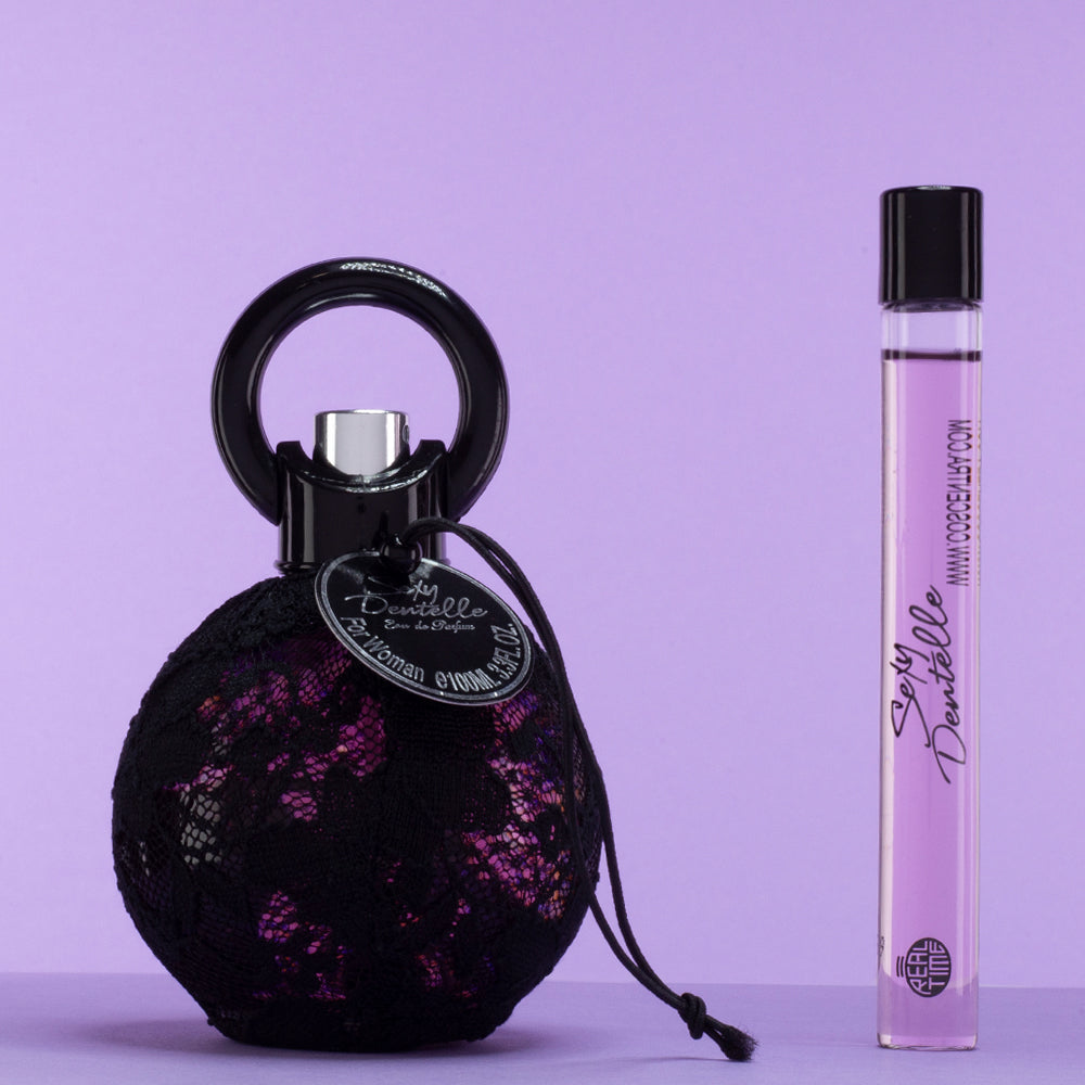 100 ml + 10 ml Eau de Perfume "SEXY DENTELLE" cu Arome Oriental - Florale pentru Femei
