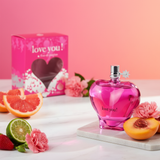 100 ml Eau de Parfum ""Love You Pink"" cu Arome Fructat-Citrate pentru Femei