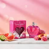 100 ml Eau de Parfum ""Love You Pink"" cu Arome Fructat-Citrate pentru Femei