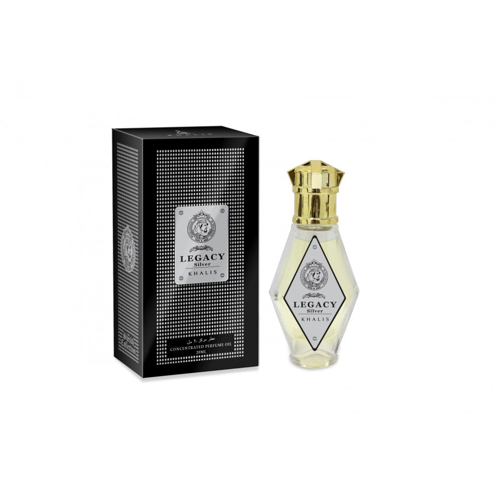 Ulei de parfum 20ml "Legacy Silver" – cu arome lemnoase, unisex