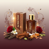 EDP 100ml "Oud Elixir D’extase Maroon" - cu arome oriental-lemnoase