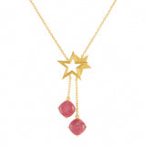 Colier din Argint 925 Placat cu Aur ( 7.03 grame ) cu Thulit 8.57 Carate
