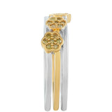 Set din Argint 925 Placat cu Aur de 2 tonuri ( 3.06 grame ) cu Diamant Verde Veronez 0.14 Carate ( Inel )