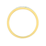 Inel din Argint 925 Placat cu Aur ( 2.01 grame ) cu Diamant Alb 0.06 Carate