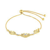 Brățară din Argint 925 Placat cu Aur ( 4.04 grame ) cu Diamant Alb 0.05 Carate