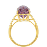 Inel din Argint 925 Placat cu Aur ( 1.83 grame ) cu Ametrin 7.51 Carate
