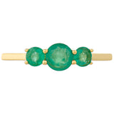 Inel din Aur de 9K ( 1.49 grame ) cu Smarald Brazilian 0.7 Carate