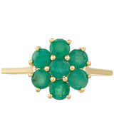 Inel din Aur de 9K ( 1.41 grame ) cu Smarald Brazilian 1.16 Carate