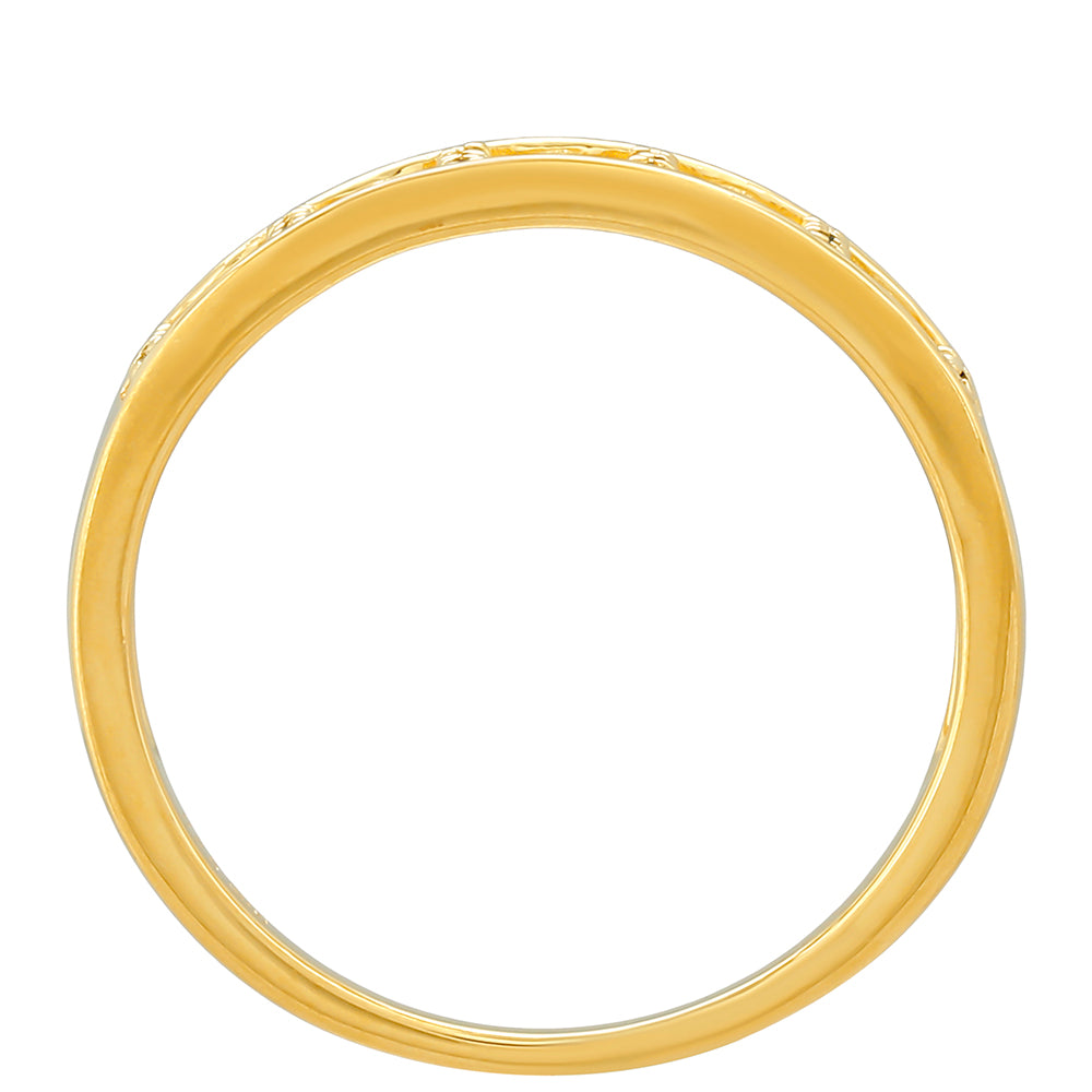 Inel din Argint 925 Placat cu Aur ( 2.05 grame ) cu Diamant Verde 0.09 Carate