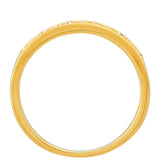 Inel din Argint 925 Placat cu Aur ( 2.05 grame ) cu Diamant Verde 0.09 Carate